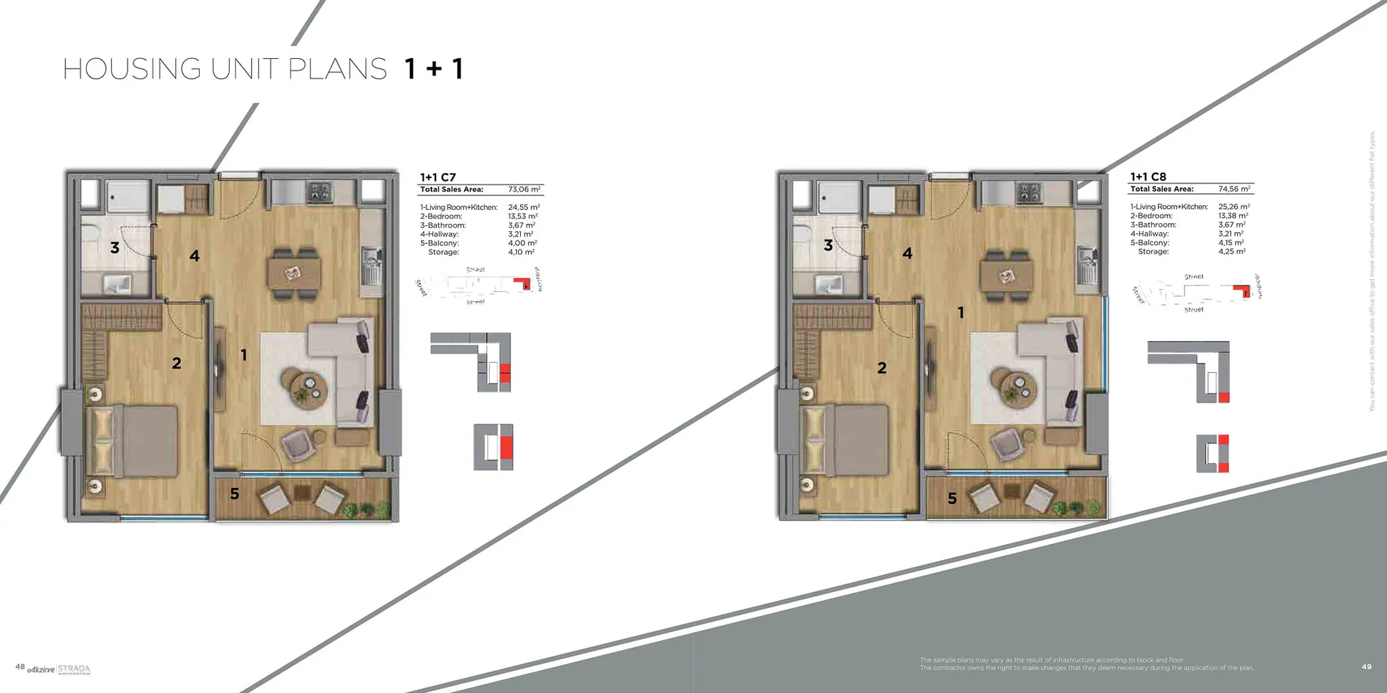 AKZİRVE STRADA: floor plan 1