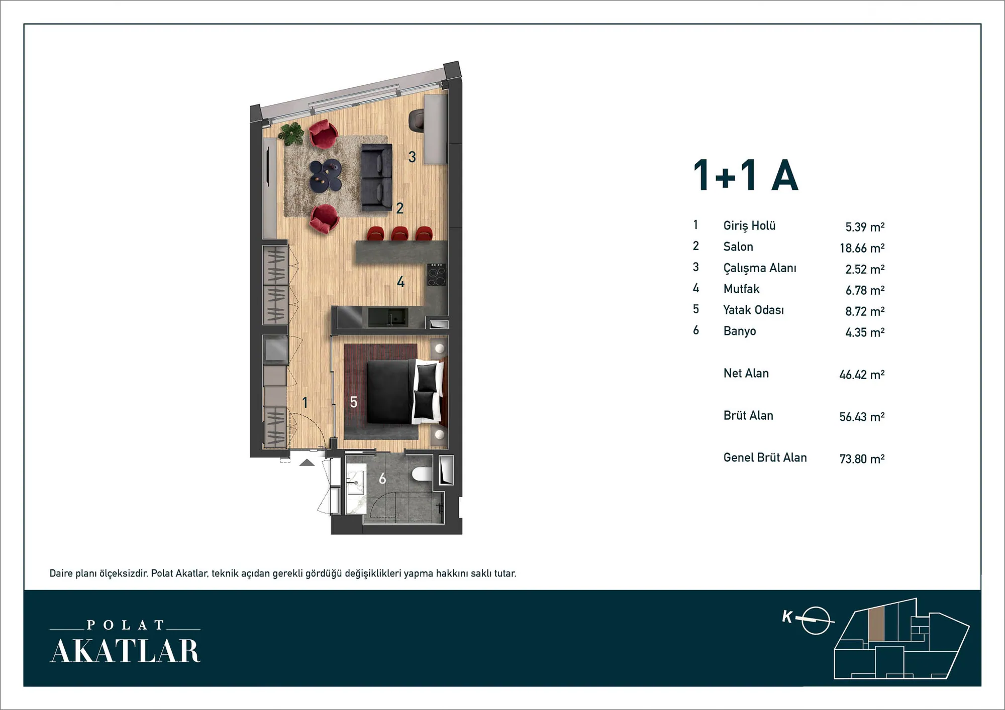 POLAT AKATLAR: floor plan 1